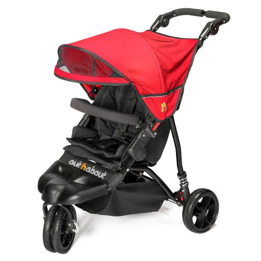 Out N About Little Nipper Single - Poppy Red