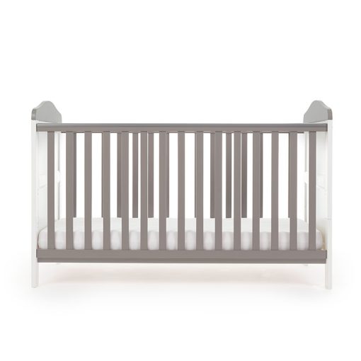 Obaby Whitby Cot Bed - White with Taupe Grey 4