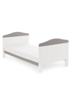 Obaby Whitby Cot Bed - White with Taupe Grey 5