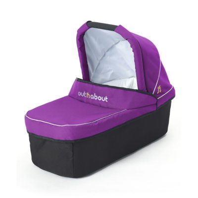 Out N About Nipper Single Carrycot - Purple Punch