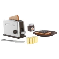 KidKraft Espresso Toaster Set1