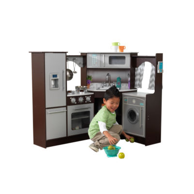 KidKraft Ultimate Corner Play Kitchen with lights and sound1