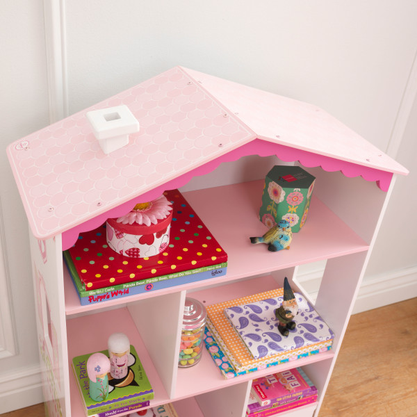 Kidkraft Dollhouse Cottage Bookcase4