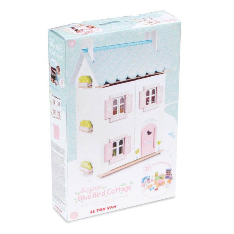 Le Toy Van Blue Bird Cottage (with furniture) 5