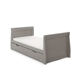 Obaby Stamford Classic Sleigh Cot Bed - Taupe Grey 2