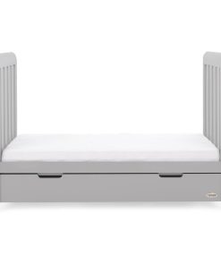Obaby Stamford Luxe Sleigh Cot Bed - Warm Grey 7