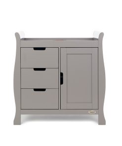 Obaby Stamford Sleigh Changing Unit - Taupe Grey