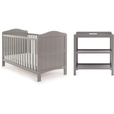Obaby Whitby 2 Piece Room Set - Taupe Grey
