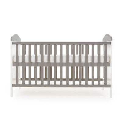 Obaby Whitby 2 Piece Room Set - White with Taupe Grey 3