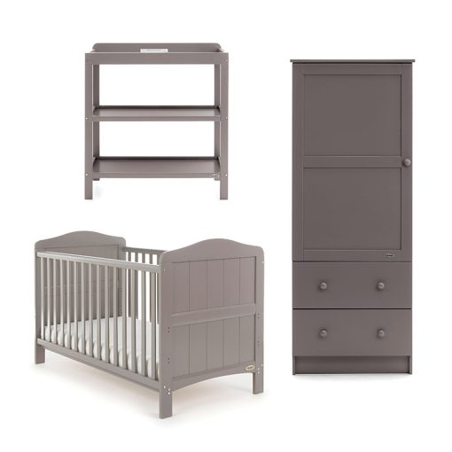 Obaby Whitby 3 Piece Room Set - Taupe Grey
