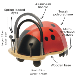 Wheelybug large ladybird