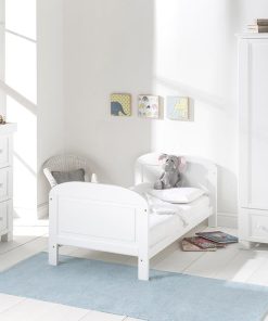 East Coast Angelina Cot Bed - White/Grey