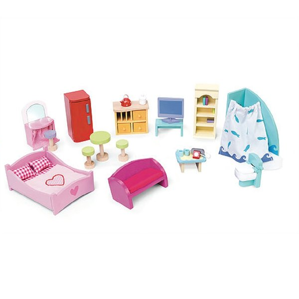 le toy van doll house furniture set