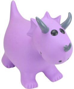 Happy Hopper Purple Triceratops