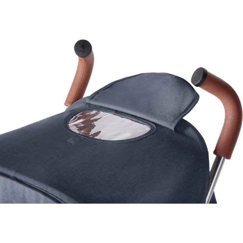 Ickle Bubba Discovery Stroller - Denim Blue on Silver Frame 8