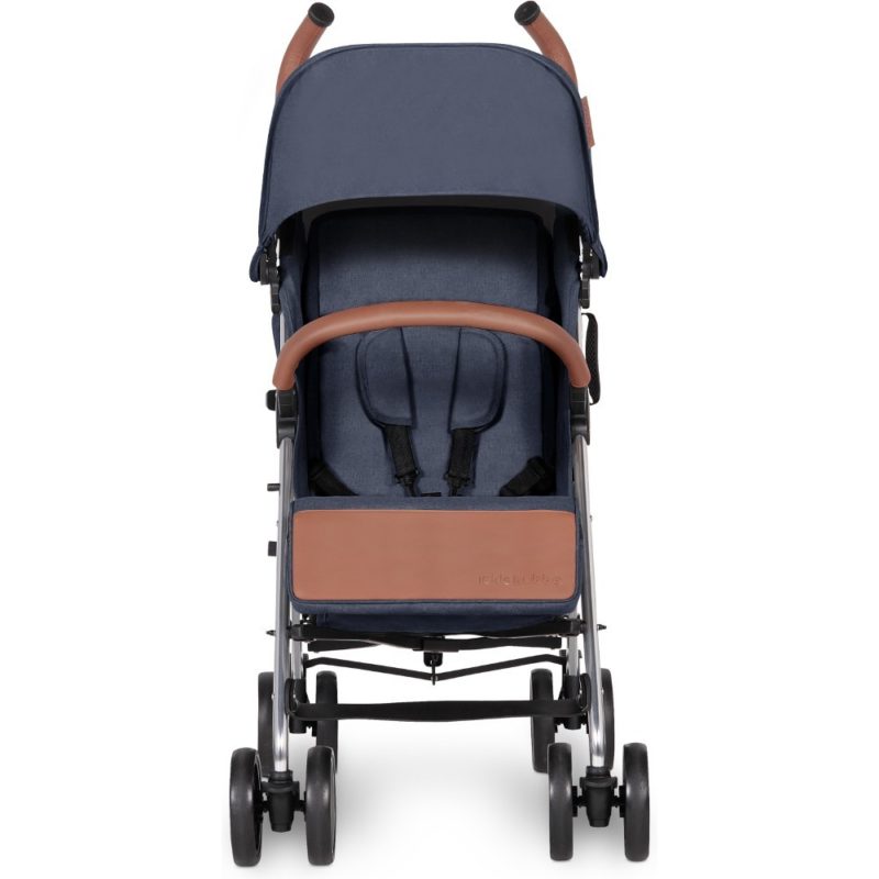 Ickle Bubba Discovery Stroller Denim Blue/Silver Frame