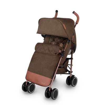 ickle bubba discovery max stroller khaki on rose gold