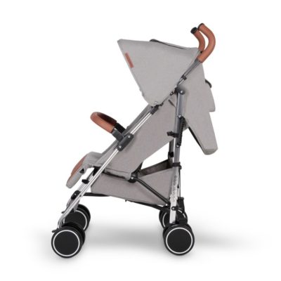ickle bubba discovery stroller grey on silver side on 2