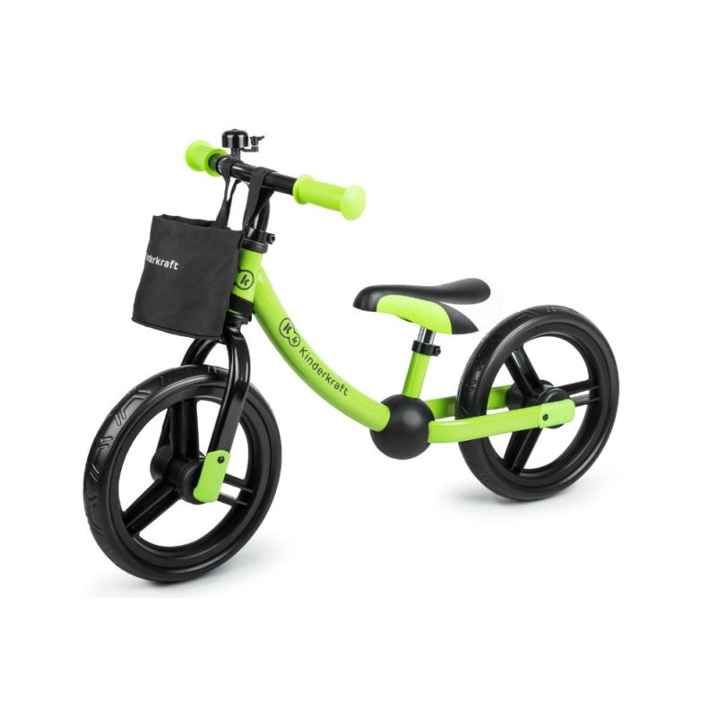 Kinderkraft Balance Bike 2-Way Next with Accessories - Green