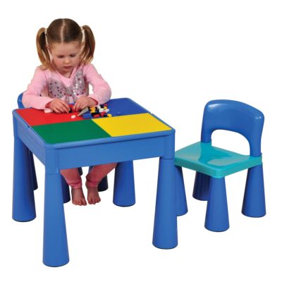 5 in 1 Multipurpose Activity Table 2 Chairs – BLUE