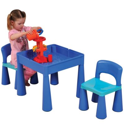 5 in 1 Multipurpose Activity Table 2 Chairs – BLUE