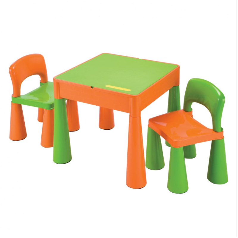 Liberty House Toys Orange and Green Activity Table