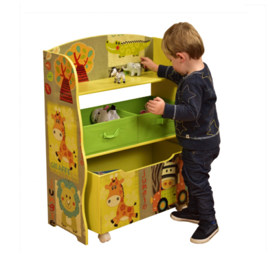Liberty House Toys - Kid Safari Storage Box & Storage Fabric Bins