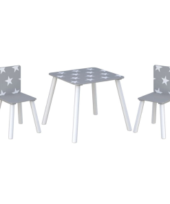 Kidsaw, Star Table & Chairs - Grey2