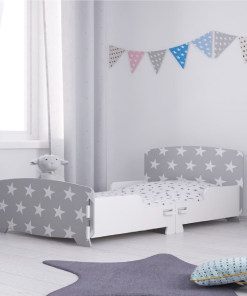 Kidsaw Grey Star Junior Toddler Bed