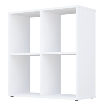 Kudl Home, Smart 4 Cubic Section Shelving Unit - White2