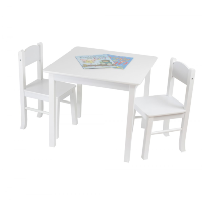 Liberty House Toys White Wooden Table & Chairs