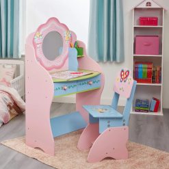 Liberty House Toys Fairy Dressing Table with Height Adjustable Chair