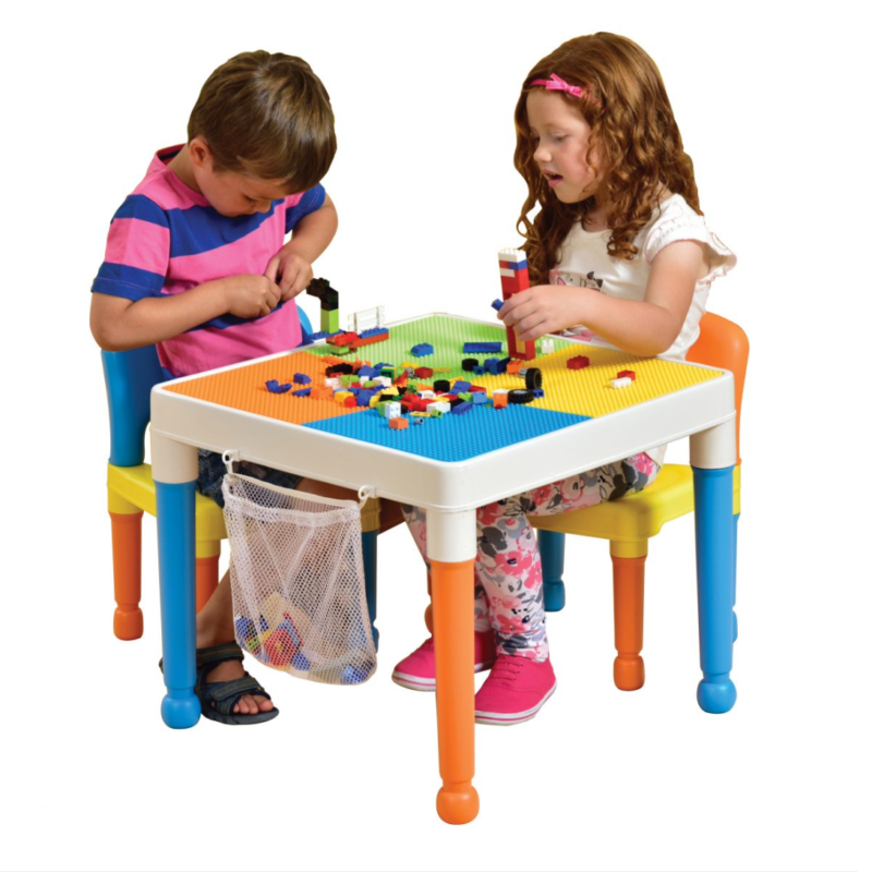 Liberty House Toys - Multipurpose Activity Table & 2 Chairs with storage bag