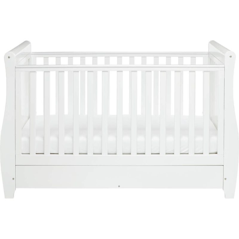 babymore stella cot bed dropside sleigh