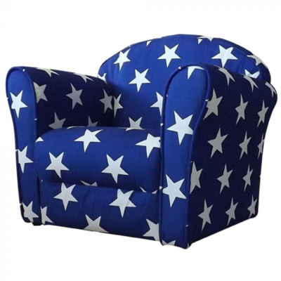 Kidsaw Mini Armchair Blue White Stars