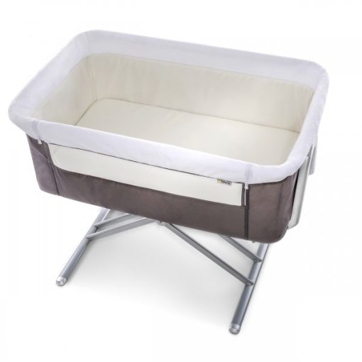 Hauck Face to Me Bedside Cot - Grey