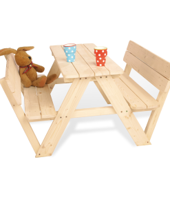 Pinolino Nicki Picnic Table for 4 with Backrest