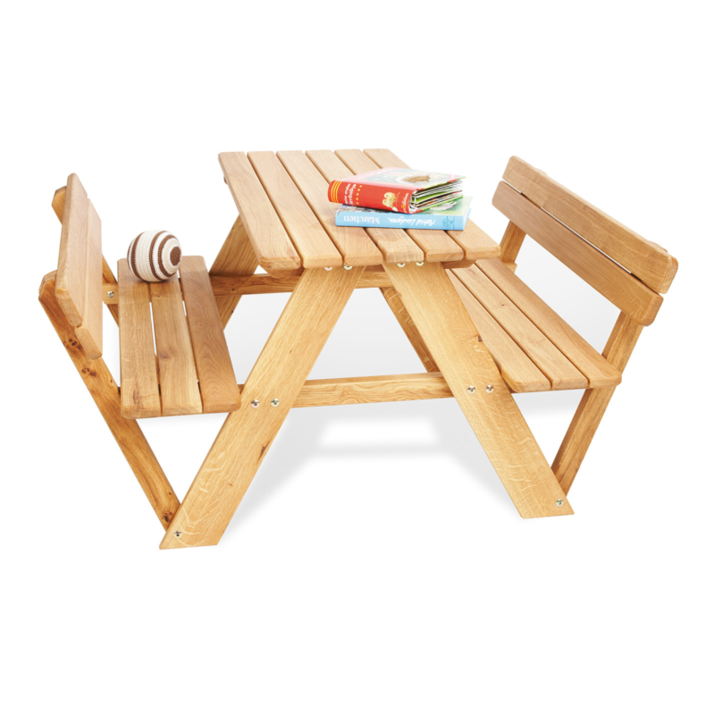 Pinolino Lilli Picnic Table for 4 with Backrest