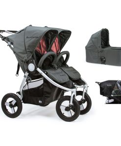 Bumbleride Indie Twin 2 in 1 Dawn Grey Coral (Stroller Carrycot Raincover)
