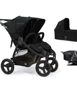 Bumbleride Indie Twin 2 in 1 Matte Black (Stroller Carrycot Raincover)