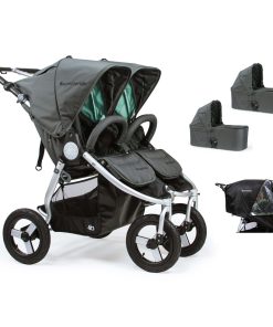 Bumbleride Indie Twin 2 in 1 Plus Dawn Grey Mint (Stroller Carrycots Raincover)