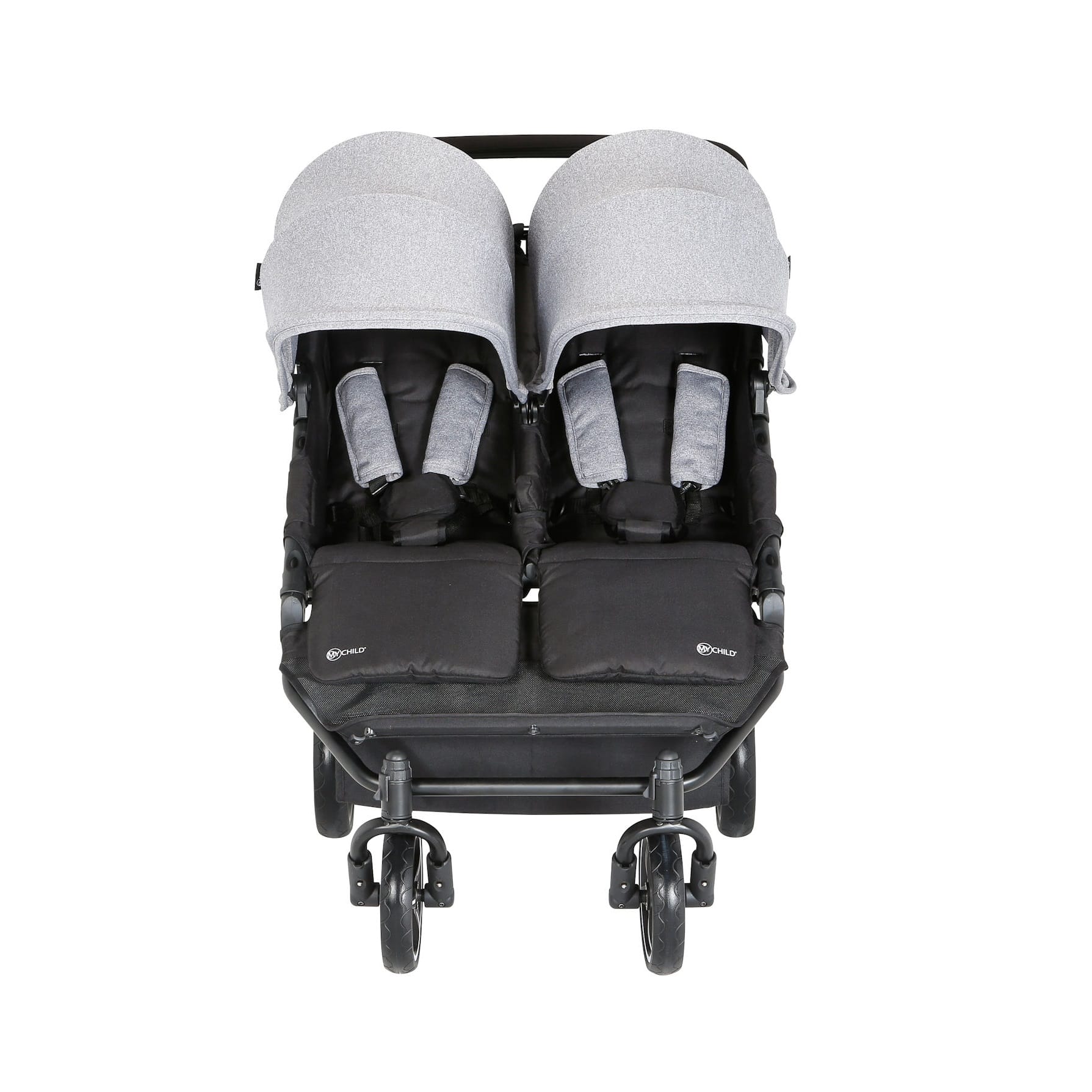 my child easy twin double stroller travel system