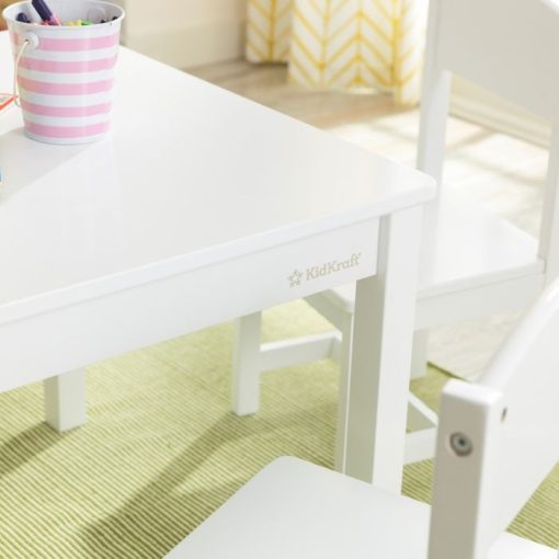 Kidkraft Farmhouse Table & 4 Chairs Set - White6