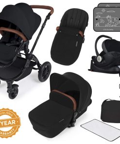 Stomp V3_i-Size_All in One with Isofix_ Black Frame_Black_001 complete set