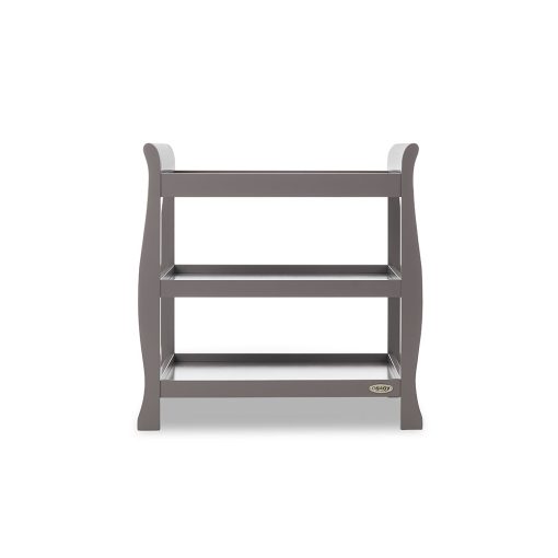 Obaby Stamford Sleigh Open Changing Unit - Taupe Grey