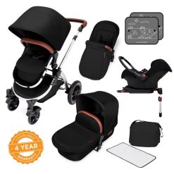 ickle bubba stroller midnight chrome bundle travel system