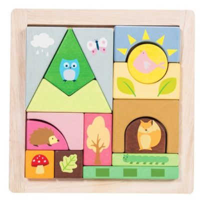 Le Toy Van Woodland Puzzle Blocks