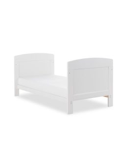 Obaby Grace Mini Cot Bed plus Mattress Options - White 2