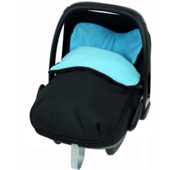 Baby Travel BuddyJet Car Seat Footmuff black ocean