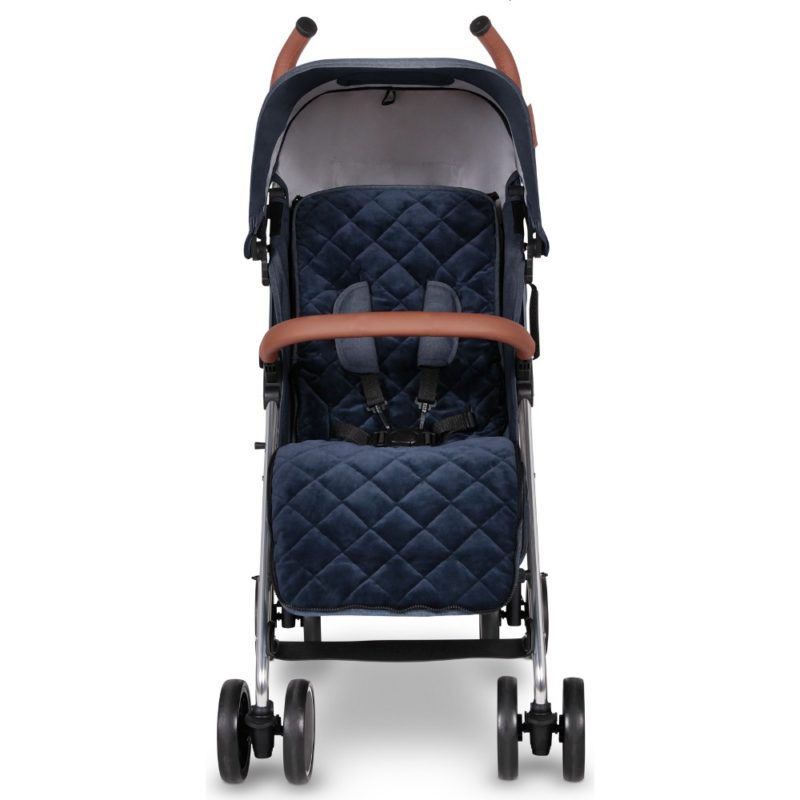 Ickle Bubba Discovery Prime Stroller - Denim Blue on Silver Frame 5